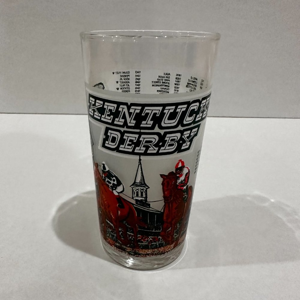 Vintage 1980 Kentucky Derby 12 Oz Mint Julip Glass 106th Churchill Downs